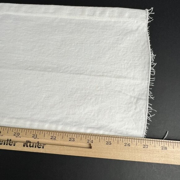 Letter To Juliet Jeans Women's 27 Sicily Flare Crop Mid Rise Optic White Denim - Picture 12 of 16